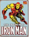 Retro Iron Man Metal Sign