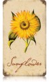 Vintage-Retro Sunflower Metal-Tin Sign