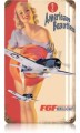 Vintage-Retro Hellcat Metal-Tin Sign