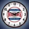Vintage-Retro  Deep Rock Gas Lighted Wall Clock