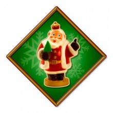 Vintage-Retro Santa Crown Metal-Tin Sign