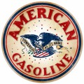 Vintage-Retro American Gasoline Tin-Metal Sign