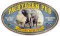 Vintage-Retro Pachyderm Pub Oval Metal-Tin Sign