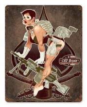 Vintage-Retro Aces High Metal-Tin Sign