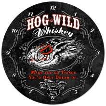 Vintage-Retro Hog Wild Wall Clock