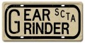 Vintage-Retro Gear Grinders License Plate