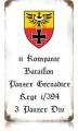Vintage-Retro Panzer Grenader Metal-Tin Sign