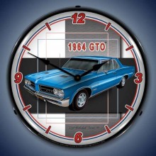 Vintage-Retro  1964 GTO Lighted Wall Clock