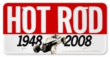 Vintage-Retro 60th Anniversary License Plate
