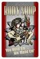 Vintage-Retro Body Shop Metal-Tin Sign