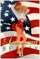 Vintage-Retro American Beauty Metal-Tin Sign LARGE