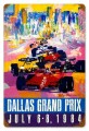 Vintage-Retro Dallas Grand Prix Metal-Tin Sign