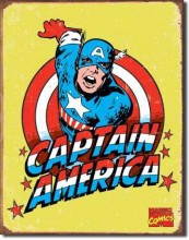 Captain America Retro Tin Sign