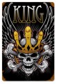 Vintage-Retro King Skull Metal-Tin Sign