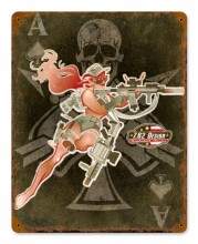 Vintage-Retro Specialty Girl Metal-Tin Sign