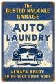 Vintage-Retro Auto Laundry Metal-Tin Sign