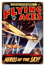 Vintage-Retro Flying Aces Metal-Tin Sign