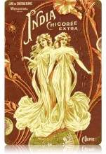Vintage-Retro India Coffee Metal-Tin Sign