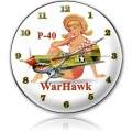 Vintage-Retro P-40 Warhawk Wall Clock