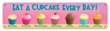 Vintage Cupcake Everyday Metal Sign