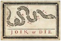 Vintage-Retro Join or Die Metal-Tin Sign
