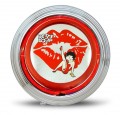 Retro Betty Boop Neon Clock