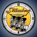 Vintage-Retro  Stromberg Carburetor Lighted Wall Clock