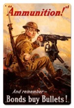 Vintage-Retro Ammunition Metal-Tin Sign