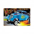 Retro Vicious Raceway Tin Sign 18 x 12 Inches