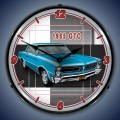 Vintage-Retro  1965  GTO Lighted Wall Clock