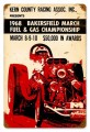 Vintage-Retro Bakersfield 1968 Metal-Tin Sign