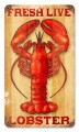 Vintage-Retro Lobster Metal-Tin Sign