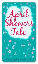 Vintage-Retro April Showers Metal-Tin Sign