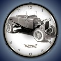Vintage-Retro  Wired Lighted Wall Clock