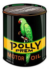 Vintage-Retro Polly Oil Can Metal-Tin Sign