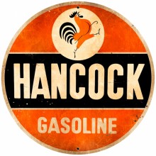 Vintage-Retro Hancock Old School Metal-Tin Sign LARGE