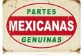 Vintage-Retro Mexicanas Partes Metal-Tin Sign