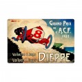Retro Dieppe Grand Prix Tin Sign 24 x 16 Inches