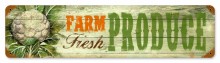 Vintage-Retro Fresh Produce Metal-Tin Sign