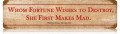 Vintage-Retro Whom Fortune Metal-Tin Sign