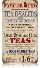 Vintage-Retro Tea Dealer Metal-Tin Sign