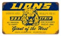 Vintage-Retro Lions Drag Strip Metal-Tin Sign 1