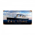 Vintage RMS Titanic Metal Sign 24 x 14 Inches Inches