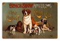 Vintage New England Dog Show 12 x 18 inches Tin Sign