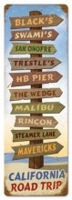 Vintage-Retro California Road Trip Metal-Tin Sign