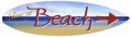 Vintage-Retro Beach Arrow Surfboard Metal-Tin Sign