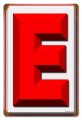 Vintage-Retro E Metal-Tin Sign
