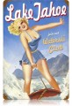 Vintage-Retro Lake Tahoe PinUp Metal-Tin Sign