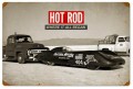 Vintage-Retro Bonneville: Where It All Began Metal-Tin Sign