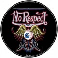 Vintage-Retro No Respect Round Metal-Tin Sign